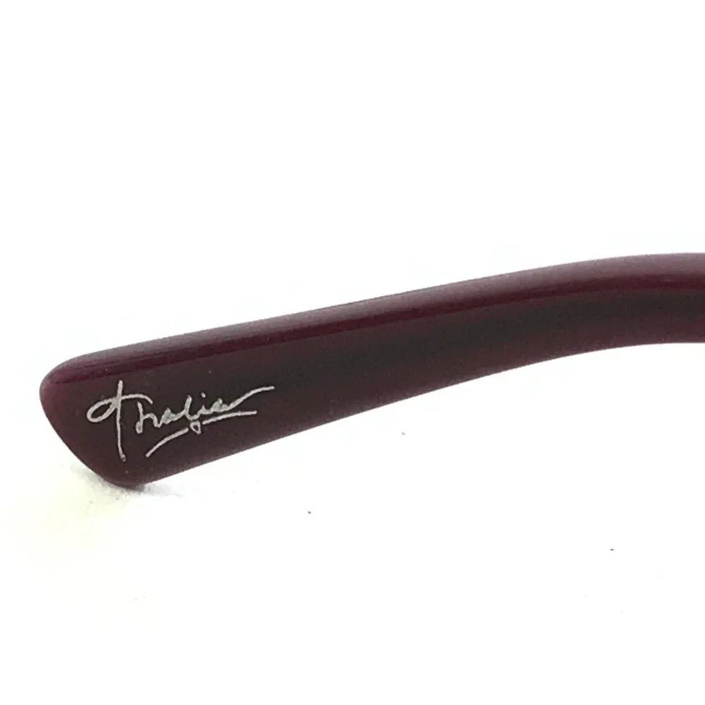 Thalia Petite Eyeglasses Frames CONCHA Purple Cat Eye Full Rim 50-15-135